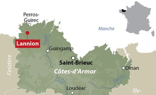 L'accident s'est produit à la technopole de Lannion.