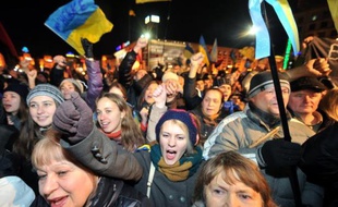 Manifestation le 29 novembre 2013 à Kiev