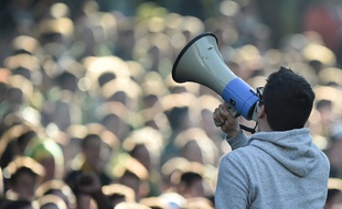 Romain Gaudin, le capo de la tribune Loire.
