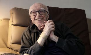 L'écrivain belge Henri Vernes le 16 octobre 2018.