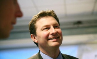 Sébastien Huyghe, candidat UMP à la mairie de Lille.