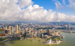 La ville de Macao, intégré à la Chine mais avec un statut administratif particulier. (illustration)