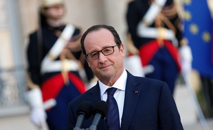 François Hollande à l'Elysée le 31 octobre 2014