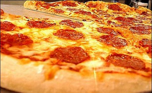 Illustration d'une pizza.