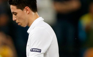 Samir Nasri lors de la défaite de l'Equipe de France 2-0 face à l'Espagne lors de l'Euro 2012, le 23 juin.