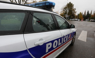 Strasbourg le 05 novembre 2014. Illustration. Une voiture de la police nationale.