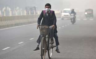 Samedi 13 novembre 2021 à New Delhi, les niveaux de particules PM 2,5 ont dépassé 20 fois la limite maximale quotidienne recommandée par l?OMS.