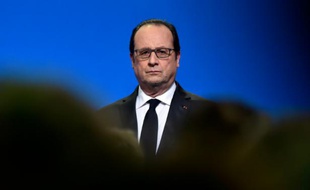 Le président François Hollande, le 16 janvier 2016 à Tulle, en Corrèze