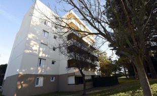 Un quartier de Lunel (sud) photographié le 23 octobre 2014 d'où sont originaires plus d'une dizaine d'hommes partis faire le jihad en Syrie et dont sept sont décédés