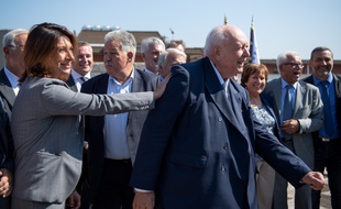 Martine Vassal et Jean-Claude Gaudin en septembre 2018/