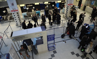 L'aéroport de Nantes-Atlantique le 11 janvier 2011.