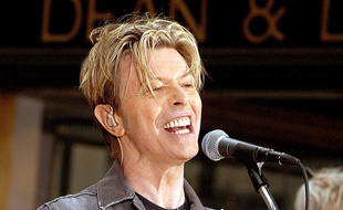 David Bowie en 2003, à New York.
