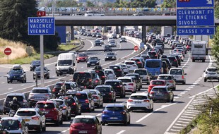 Sur l'A7, le 10 juillet 2021.