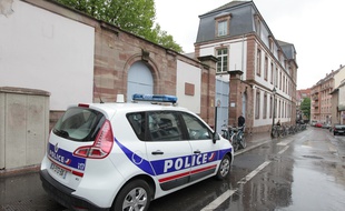 Une voiture de police. (Illustration)