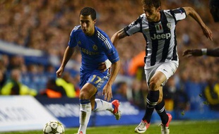 Le Londonien Eden Hazard, le 19 septembre 2012, contre la Juventus de Turin.