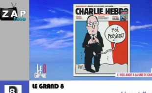 Capture d'écran du zap actu du 15 janvier 2014.