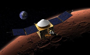 La sonde Maven de la Nasa va analyser l'atmosphère martienne à partir de septembre 2014.