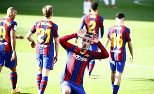 Antoine Griezmann après son but face à Osasuna