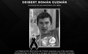 Deibert Román Guzmán, joueur de football professionnel en Bolivie, est décédé à 25 ans du coronavirus.