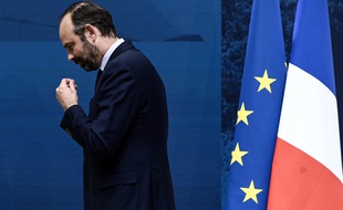 Edouard Philippe, le Premier ministre, au Grand Palais, à Paris, lundi, lors de la restitution du grand débat national.