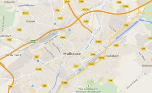 Mulhouse dans le Haut-Rhin (Alsace).