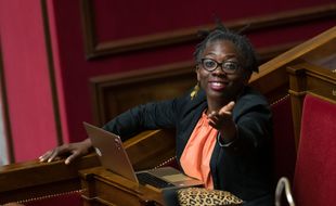 Danièle Obono, députée de la France insoumise, à l'Assemblée nationale.
