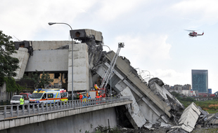 En 2018 l'effondrement du pont de gêne avait fait 43 morts en Italie.