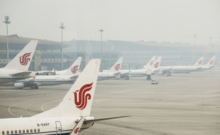 Des avions de la compagnie Air China