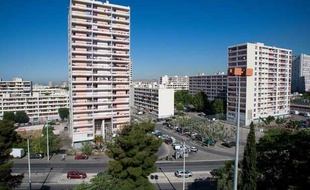 Une cité des quartiers nord de Marseille.