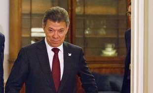 Le président colombien Juan Manuel Santos le 7 novembre 2014 à Londres.