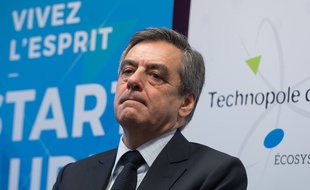 François Fillon, candidat Les Républicains à la présidentielle, le 7 février 2017 à Troyes