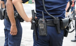 Policiers américains, illustration.