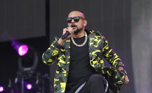 Le chanteur Sean Paul sur la scène du Wireless Festival à Londres cette année