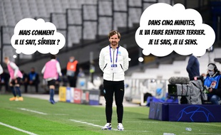 L'entraîneur de l'OM André Villas-Boas fonctionne avec une boule de cristal.