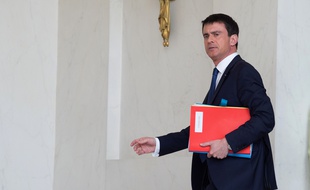 Le Premier ministre Manuel Valls à l'Elysée le 11 mars 2015.