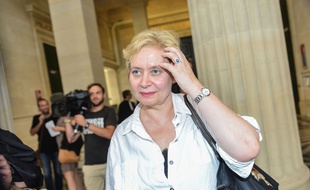 La juge Isabelle Prévost Desprez, à la sortie de l'audience à laquelle le tribunal a prononcé sa relaxe./AMEZUGO_161616/Credit:UGO AMEZ/SIPA/1507021628
