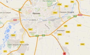 Le plan d'eau est situé sur la commune de Vern-sur-Seiche.