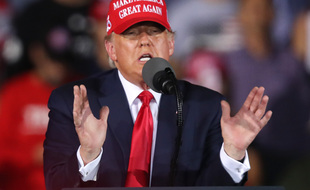 Donald Trump en Floride, le 1er novembre 2020.