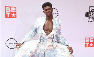 Le rappeur Lil Nas X aux BET Awards 2021