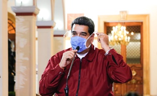 Le président du Venezuela, Nicolas Maduro, à Caracas le 13 mars 2020.