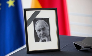 Illustration hommage Helmut Kohl. 19 Jun 2017