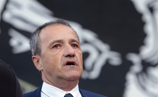 Le président de l'Assemblée de Corse Jean-Guy Talamoni, le 7 août 2016 à Corte.
