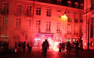 En décembre, une manifestation interdite s'était tenue en marge de la visite de Manuel Valls.