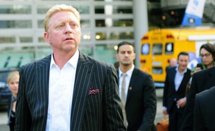 Boris Becker, au Salon du livre de Francfort, le 10 octobre 2013.