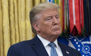 Le président américain Donald Trump, à la Maison-Blanche, le 8 octobre 2019.