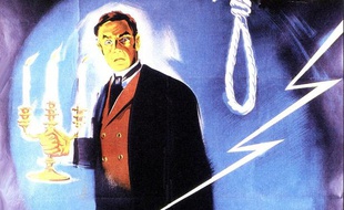 Une partie de l'affiche du film «L'effroyable secret du Dr Hitchcock» sorti en 1962.