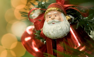 Illustration de décorations de Noël.