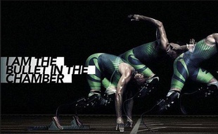 La publicité que Nike a retiré du site d'Oscar Pistorius.