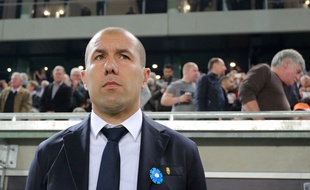 Leonardo Jardim, l'entraîneur de l'AS Monaco, le 8 novembre 2015 à Bordeaux.