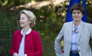 Ursula Van Der Leyen, la future présidente de la Commission européenne, et la candidate française, Sylvie Goulard.